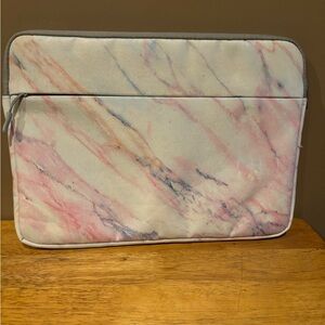 Marble Tablet Sleeve - Pink and Gray